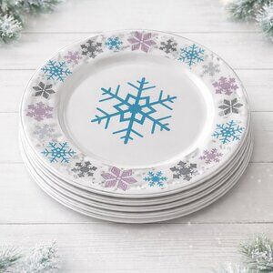 Set of 8 large serving plates - temp-tations new 12 in